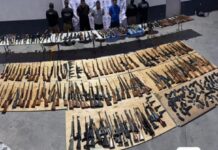 High-Power Arsenal Seized in Nuevo León: 3 Arrested Transporting 210 Weapons from Texas
